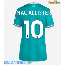 Camisa de time de futebol Liverpool Alexis Mac Allister #10 Replicas 3º Equipamento Feminina 2025-26 Manga Curta